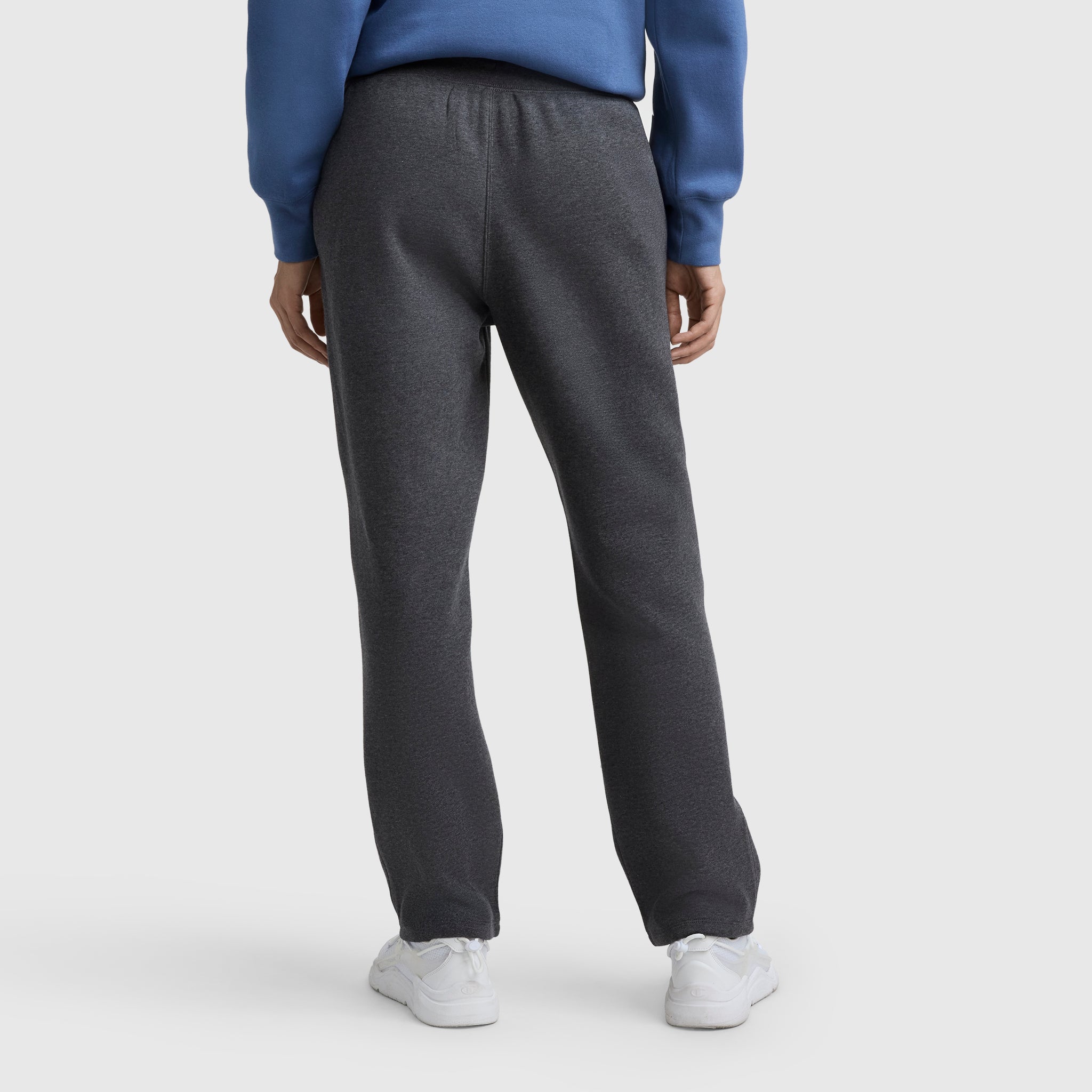 Champion Powerblend Straight Hem Sweatpants - Granite Heather
