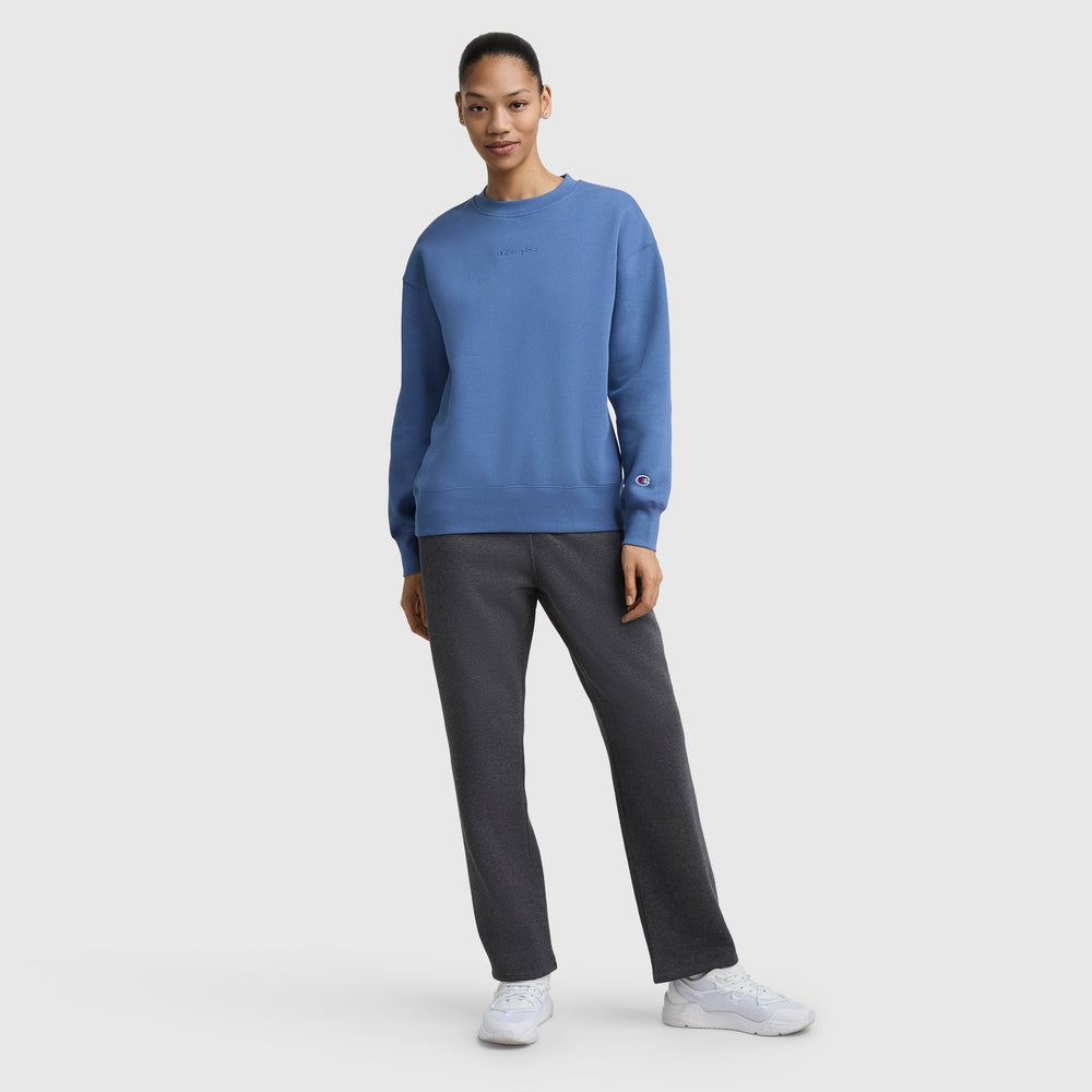 Champion Powerblend Straight Hem Sweatpants - Granite Heather