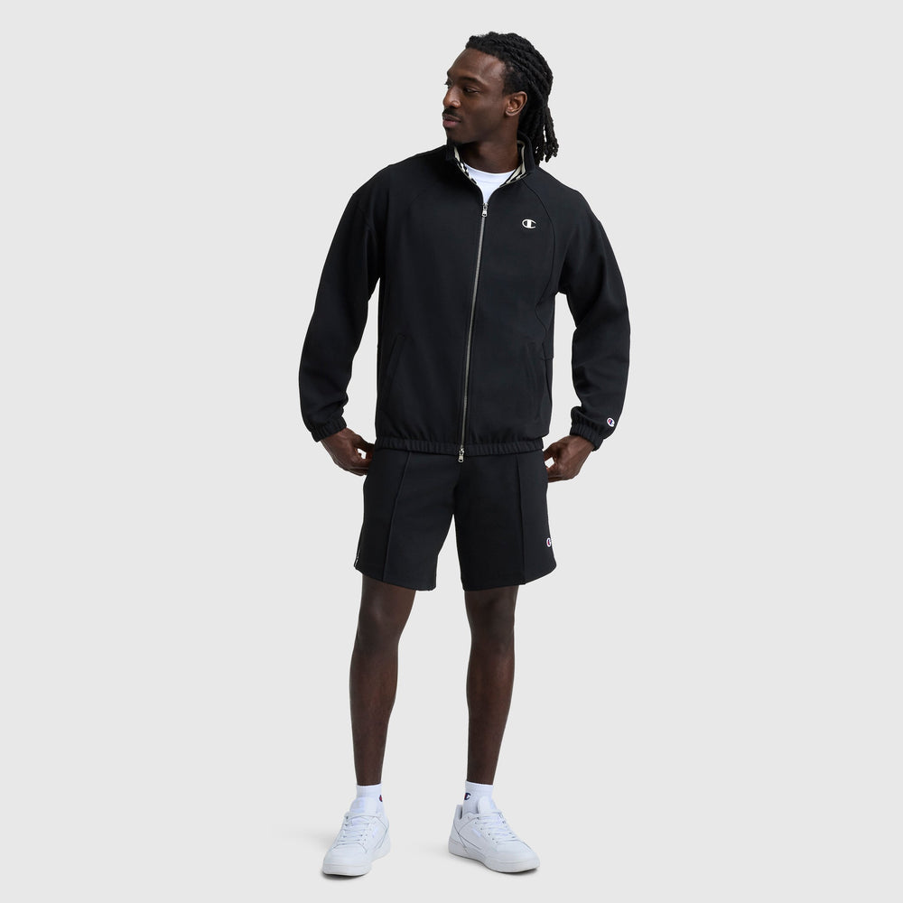 Champion Gameday Full Zip Mock Neck - Black
