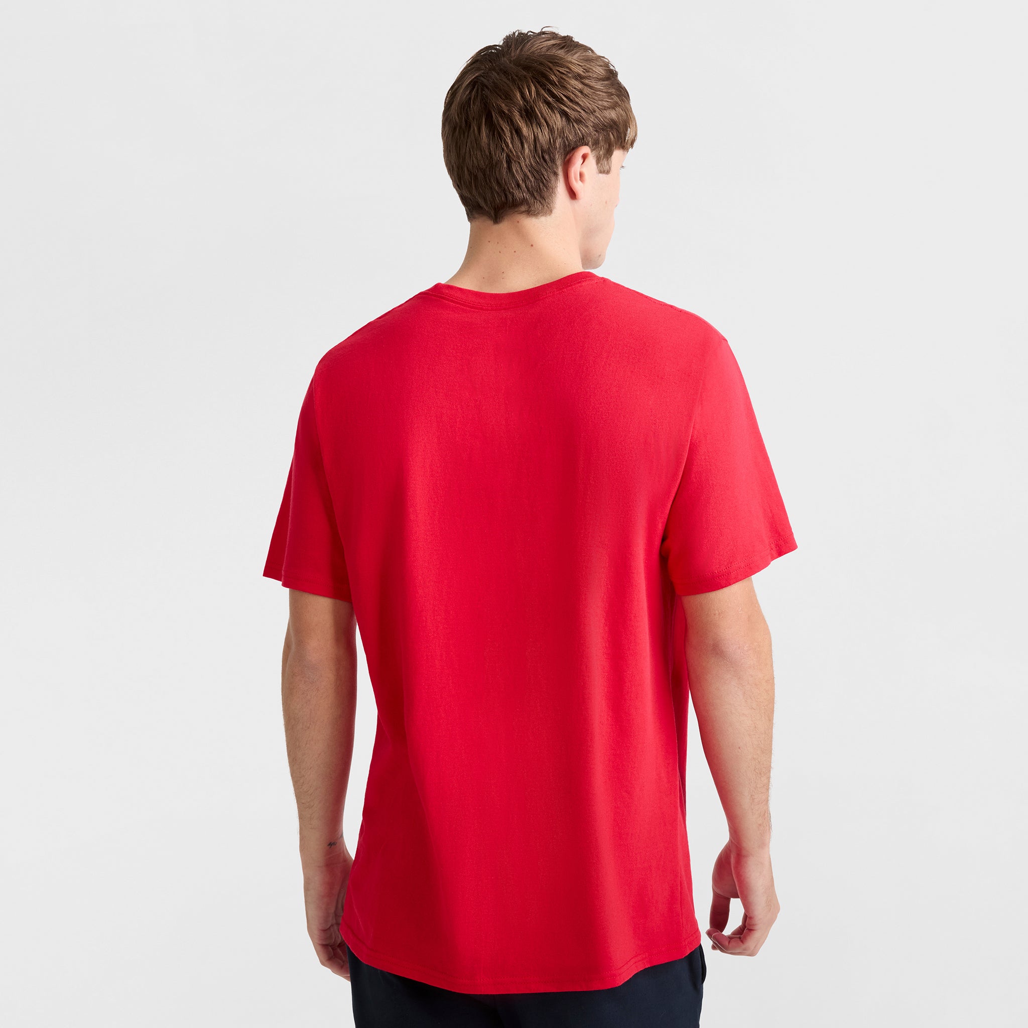 Champion Classic Graphic T-Shirt, Script Logo - Tango Red