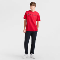 Champion Classic Graphic T-Shirt, Script Logo - Tango Red