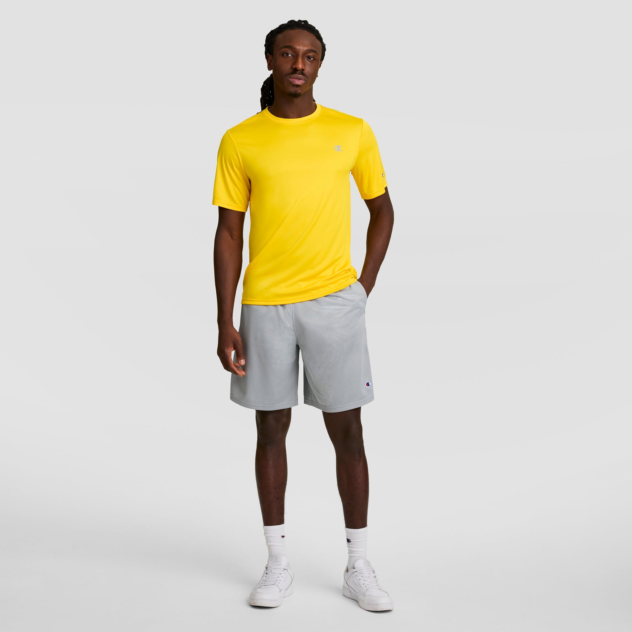 Champion Sport T-Shirt, Reflective C Logo - Freesia