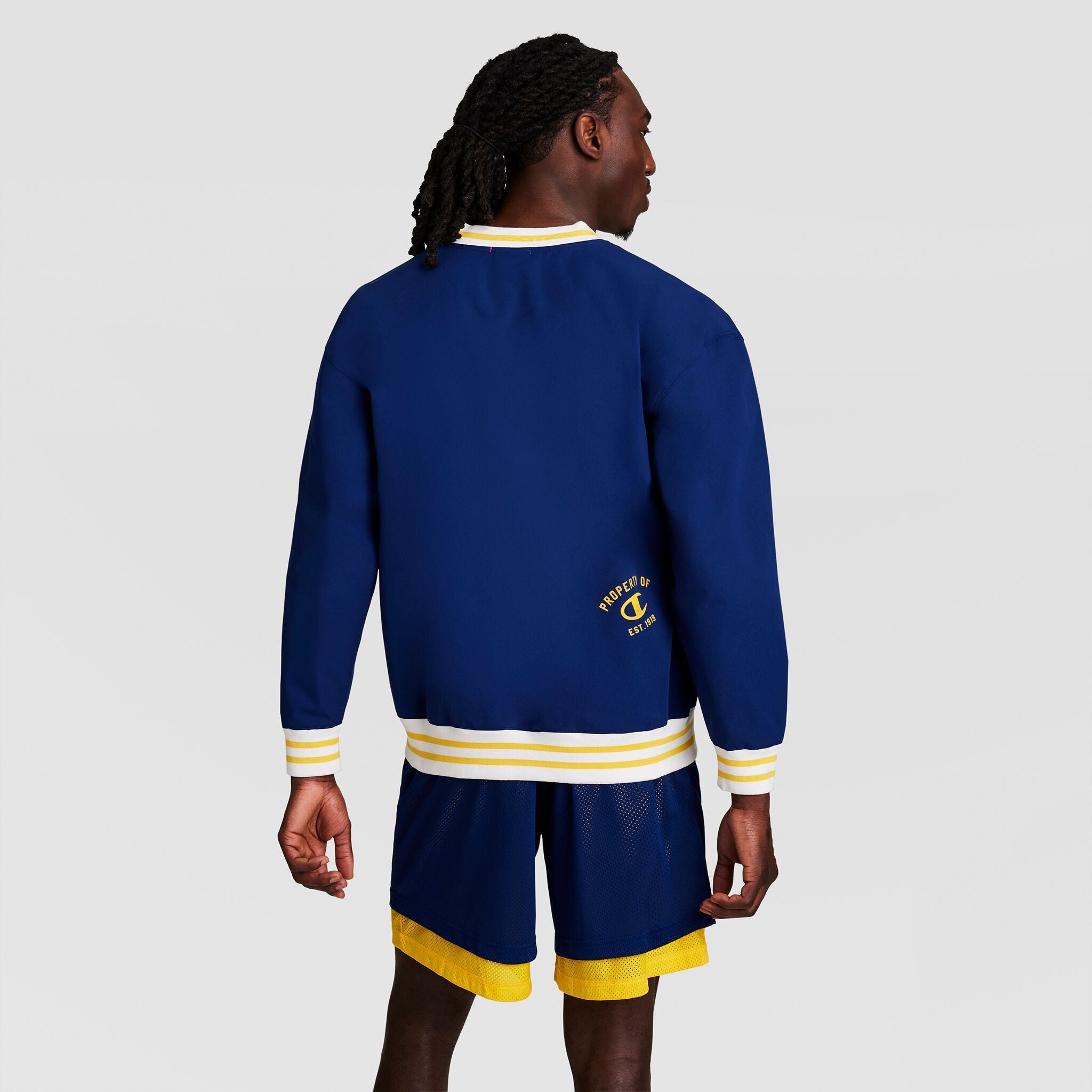 Champion Gridiron V-Neck Pullover - Blue Depth