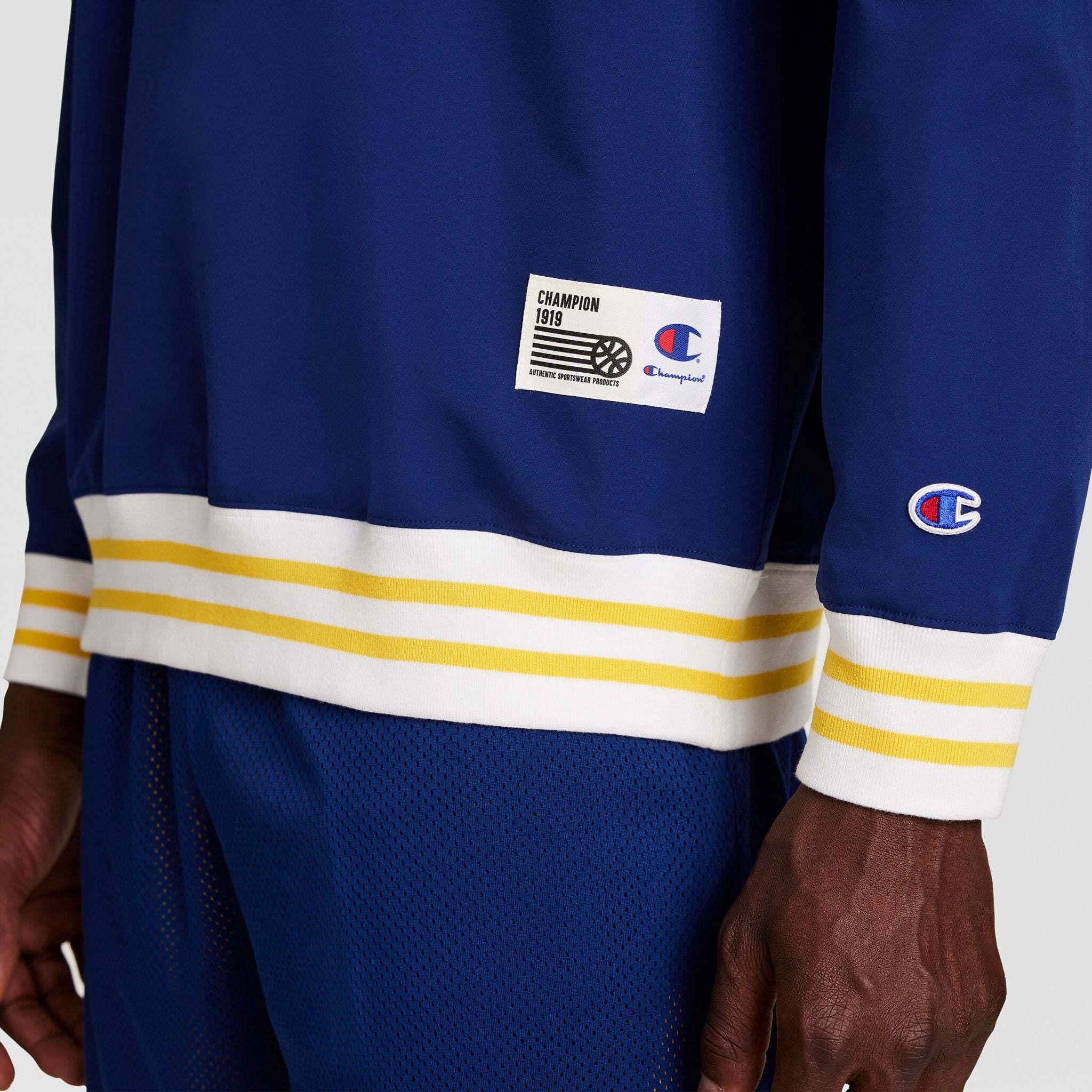 Champion Gridiron V-Neck Pullover - Blue Depth