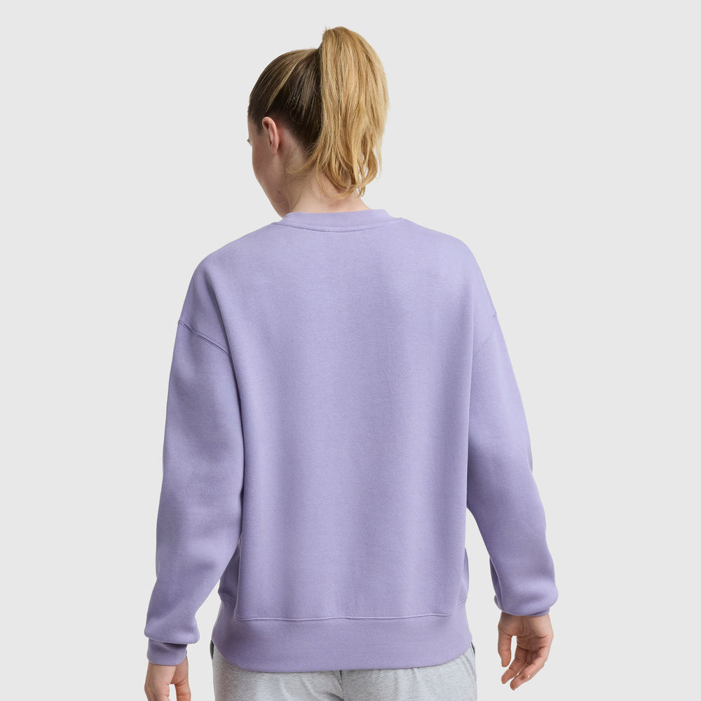 Champion Powerblend Crewneck Sweatshirt, Embroidered Script Logo - Daybreak