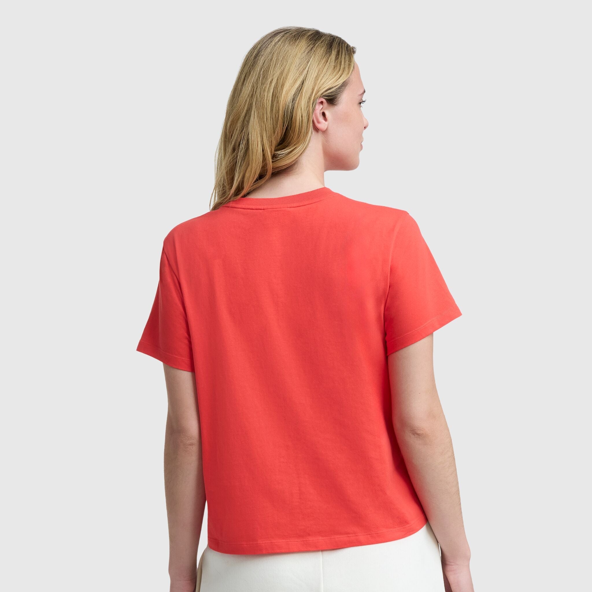 Champion Modern Retro Baseball Graphic T-Shirt, Script Logo - Poppy Red