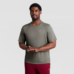 Champion Sport T-Shirt, Reflective C Logo - Big & Tall - Stone Grey