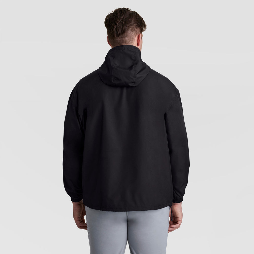 Champion Stadium Packable Jacket, Script Logo - Big & Tall - Black