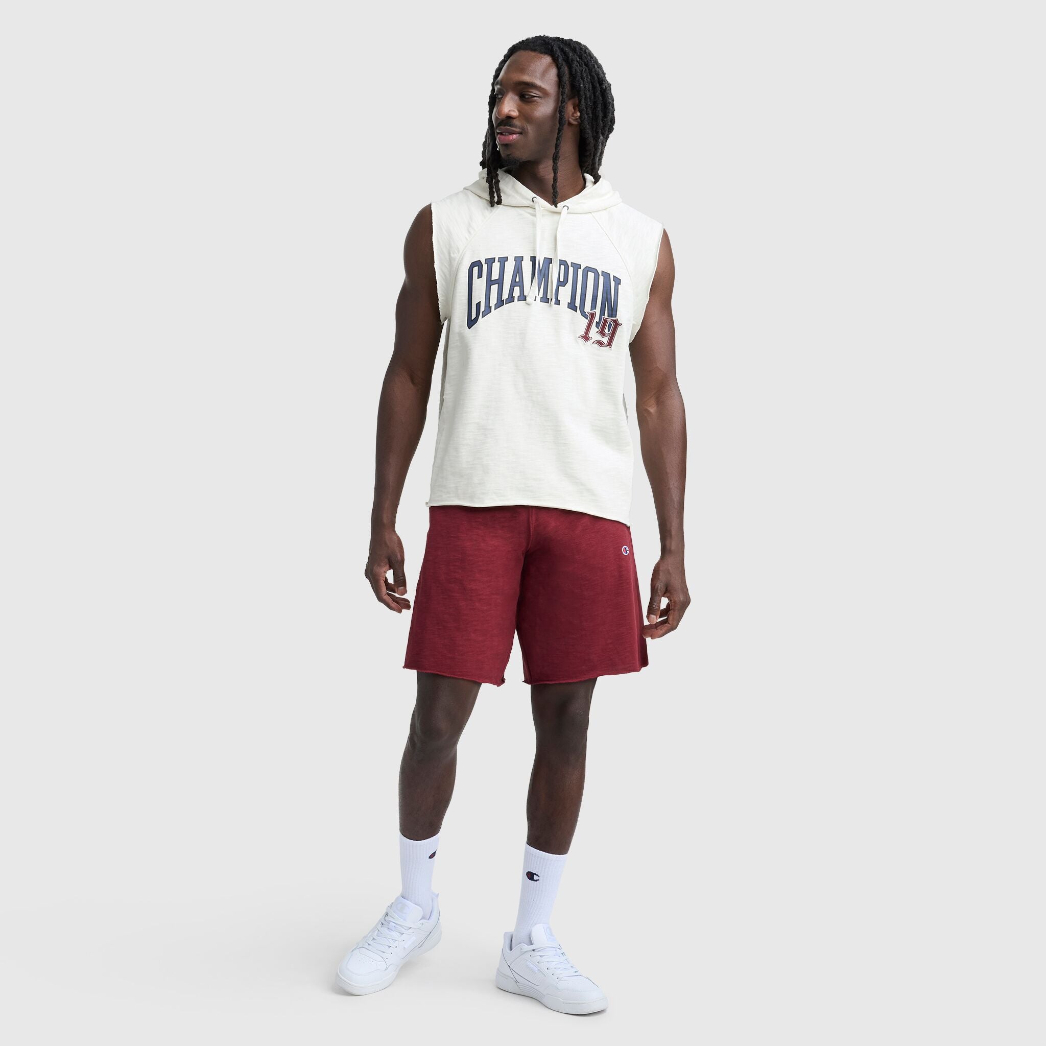 Champion 9" Modern Retro Washed Shorts - Pomegranate