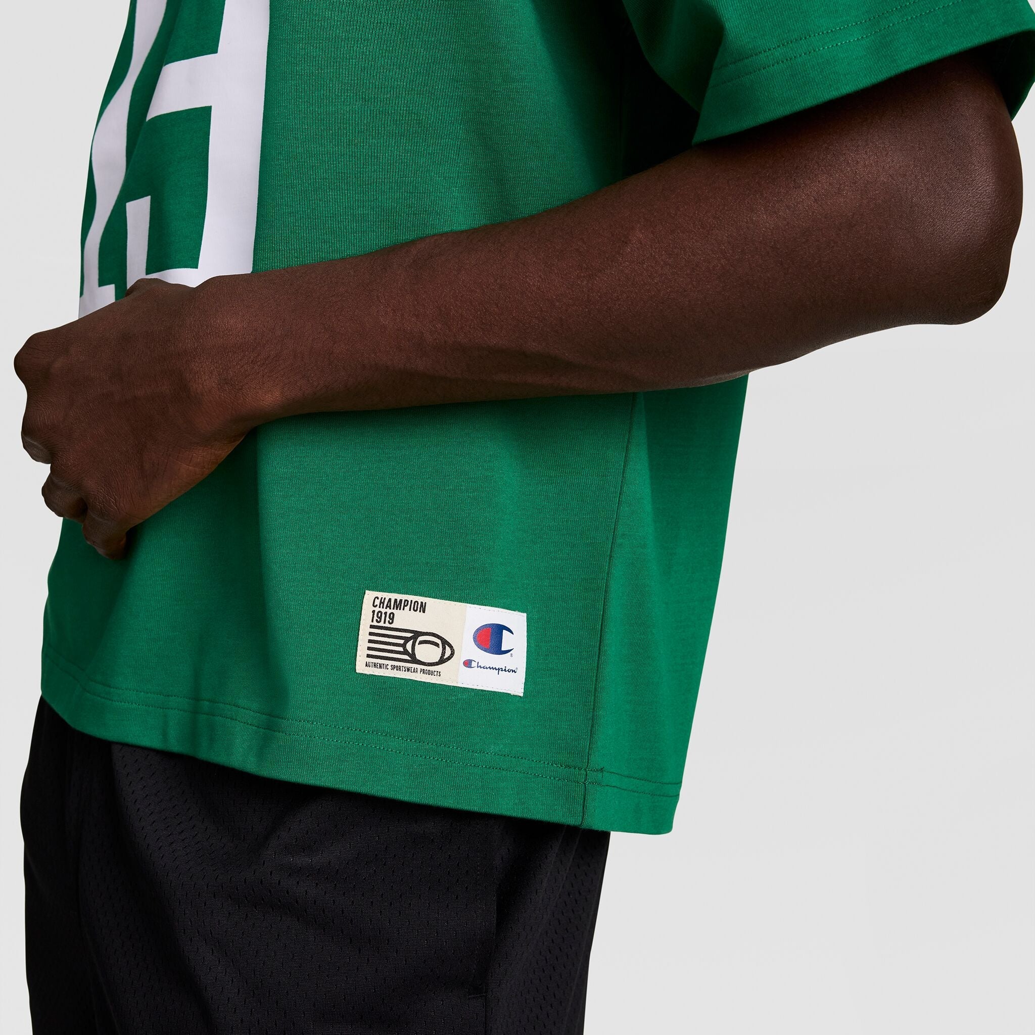 Champion Gridiron Football Jersey, Script Logo - Verdant Green