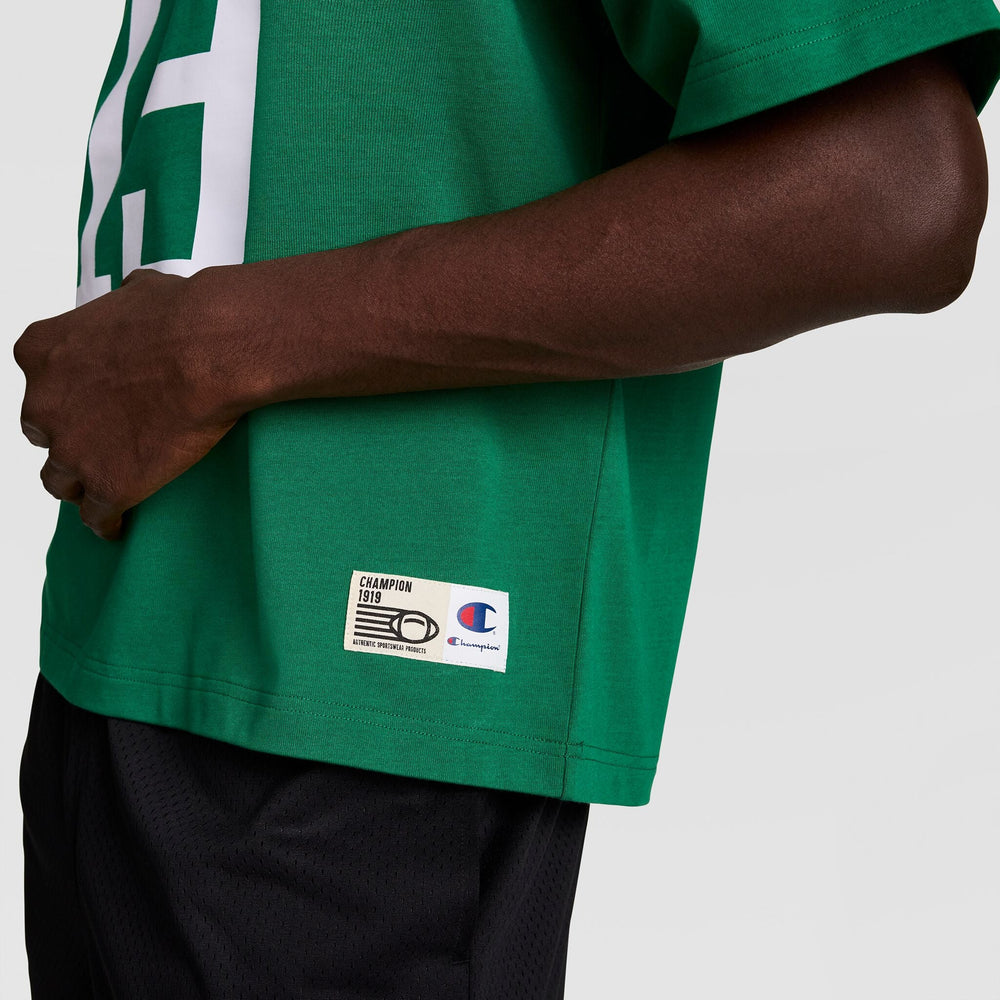 Champion Gridiron Football Jersey, Script Logo - Verdant Green