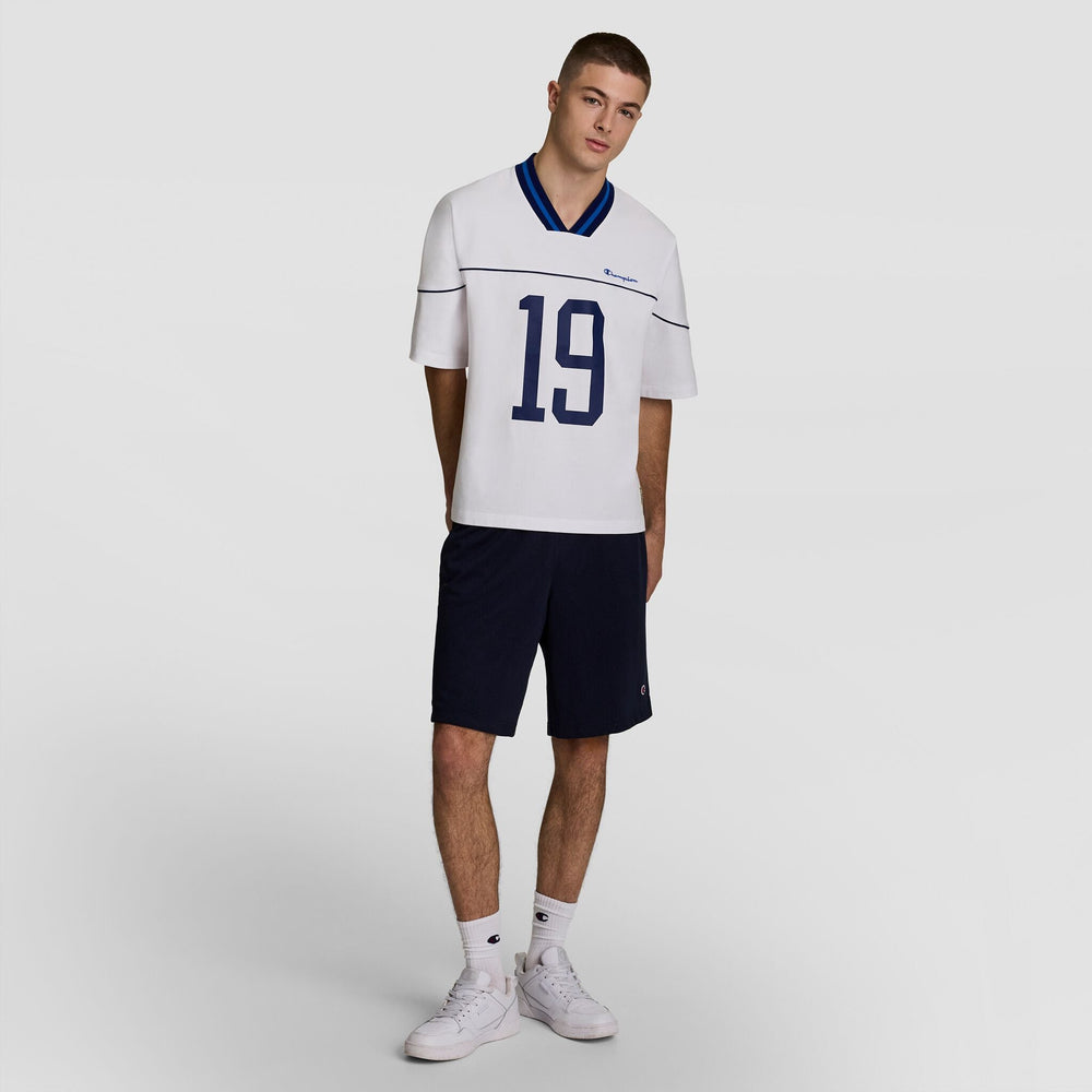 Champion Gridiron Football Jersey, Script Logo - Bright White