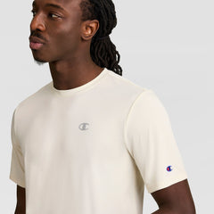 Champion Sport T-Shirt, Reflective C Logo - Unbleached Cotton