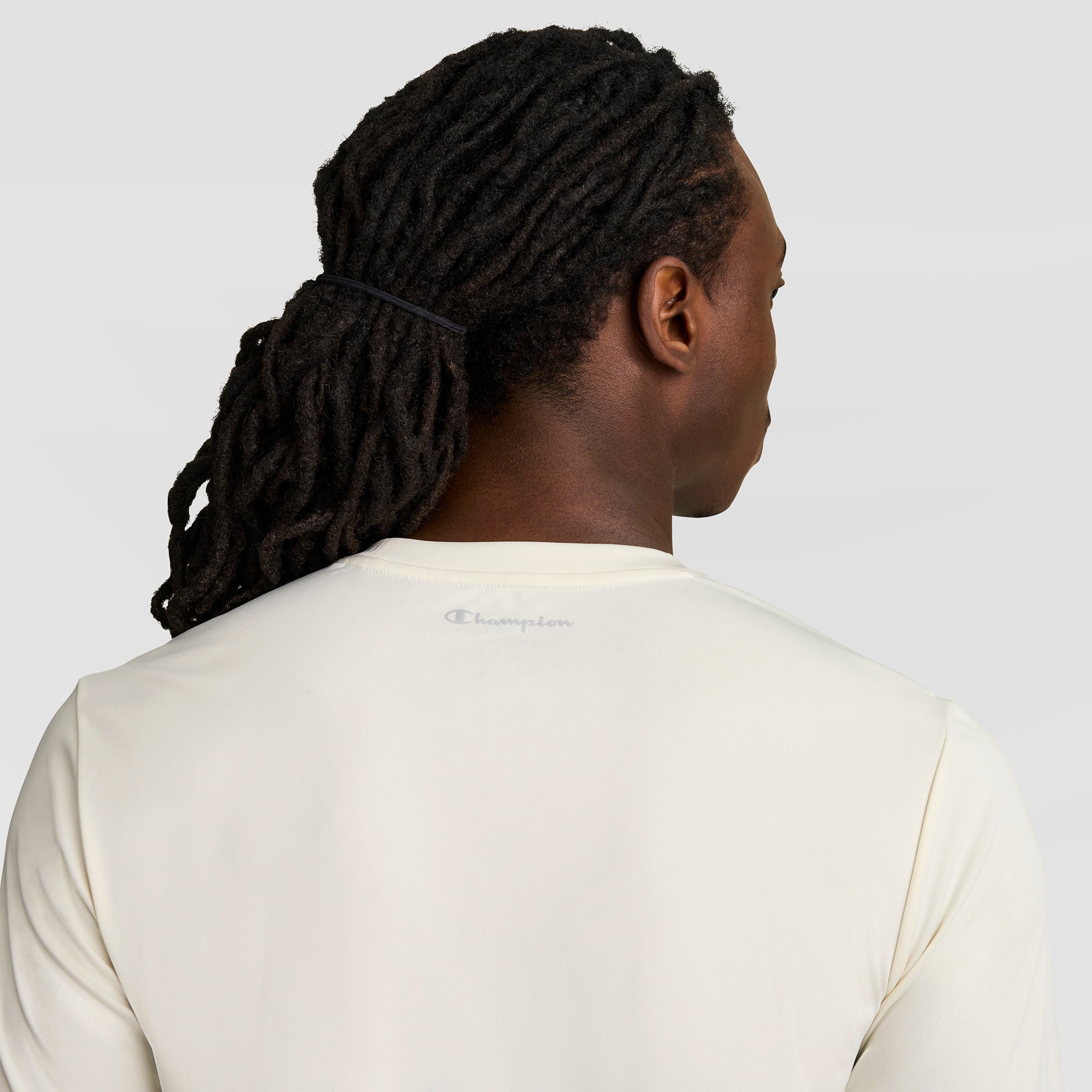 Champion Sport T-Shirt, Reflective C Logo - Unbleached Cotton