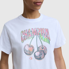Champion Cherry On Top Graphic T-Shirt - Bright White