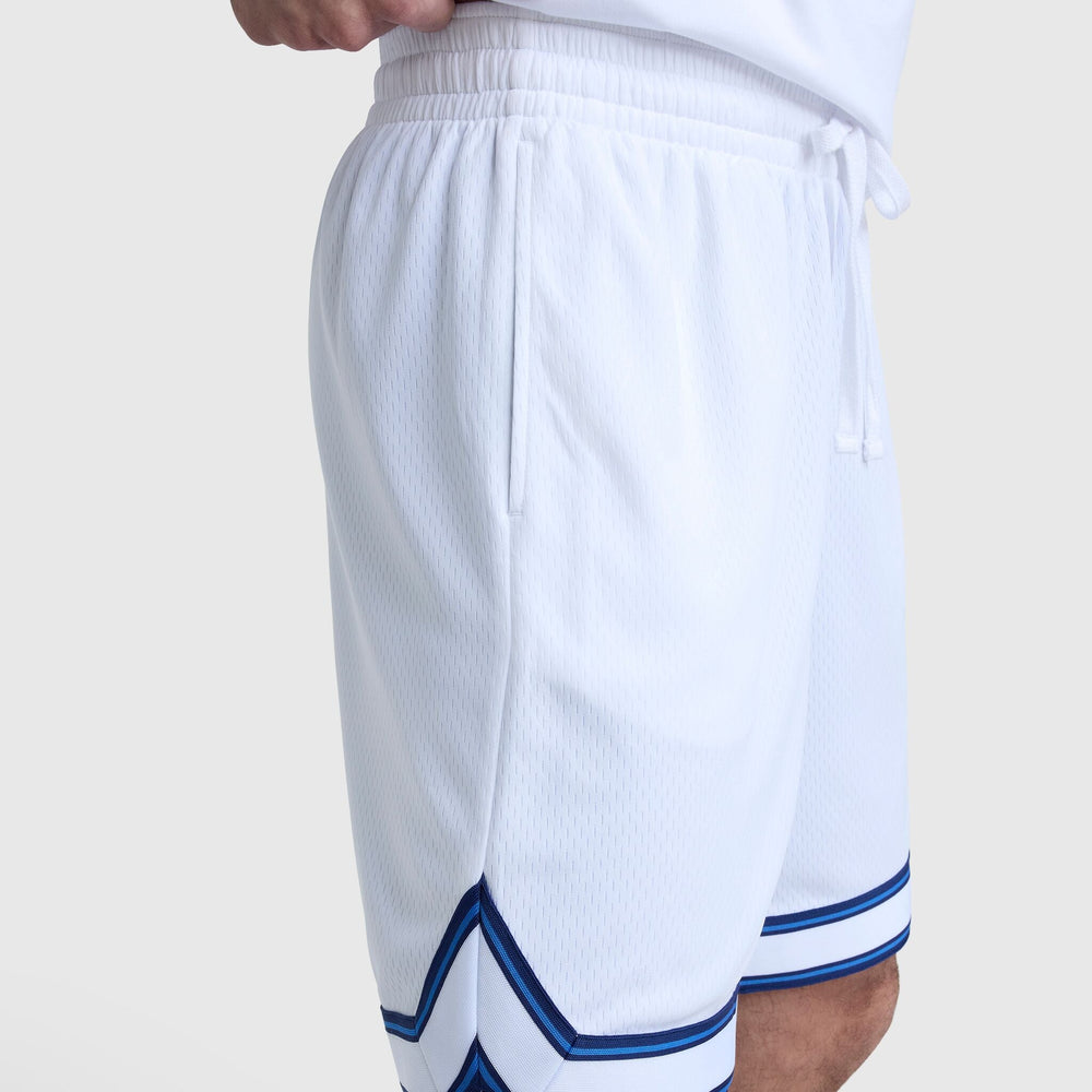 Champion 10" Gridiron Reversible Short, Script Logo - Bright White
