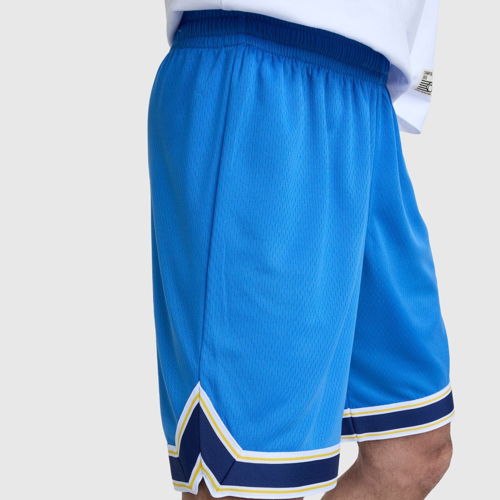 Champion 10" Gridiron Reversible Short, Script Logo - Bright White
