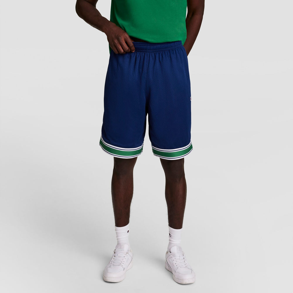 Champion 10" Gridiron Reversible Short, Script Logo - Verdant Green