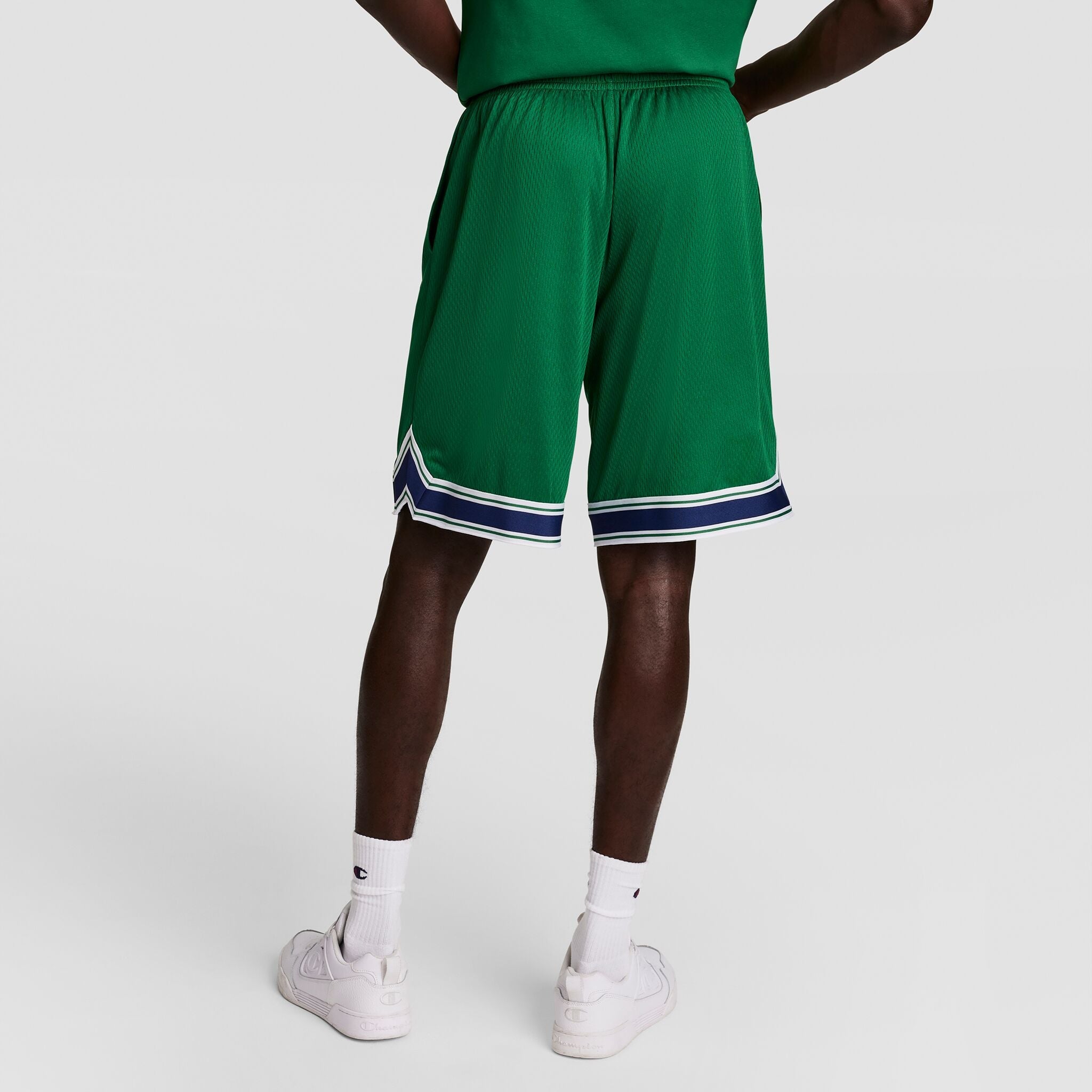 Champion 10" Gridiron Reversible Short, Script Logo - Verdant Green