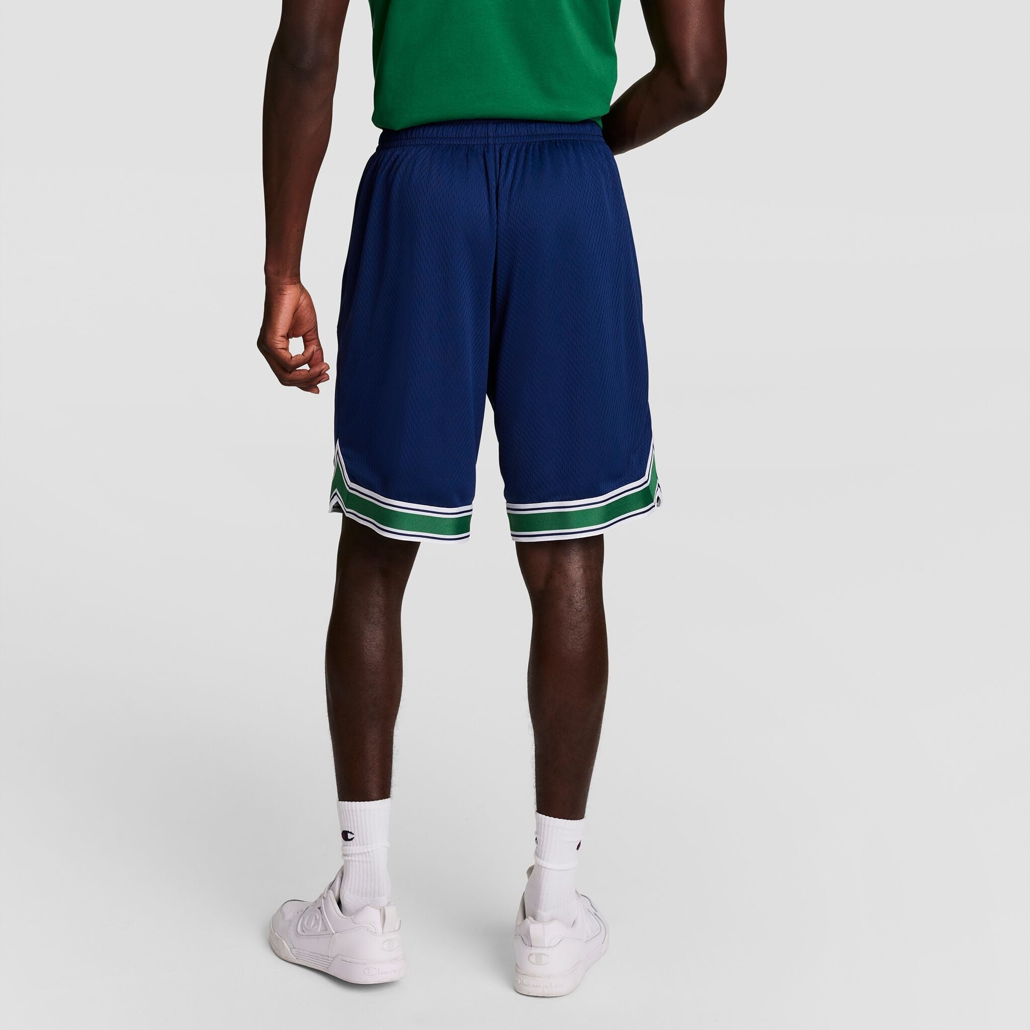 Champion 10" Gridiron Reversible Short, Script Logo - Verdant Green