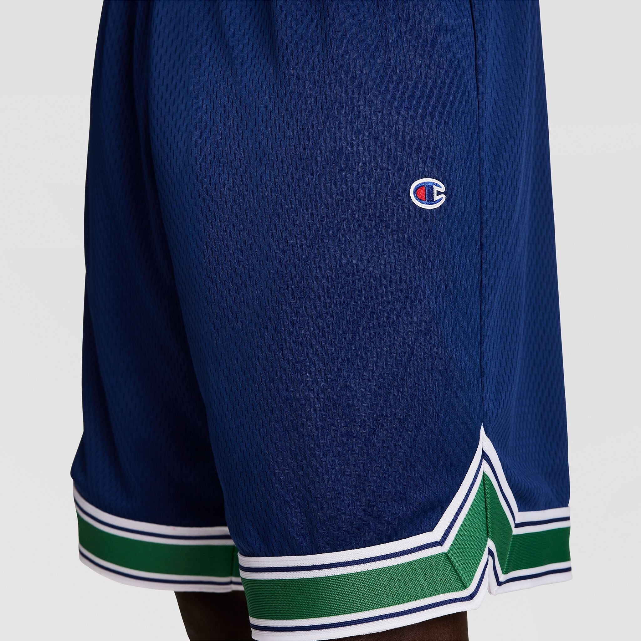 Champion 10" Gridiron Reversible Short, Script Logo - Verdant Green