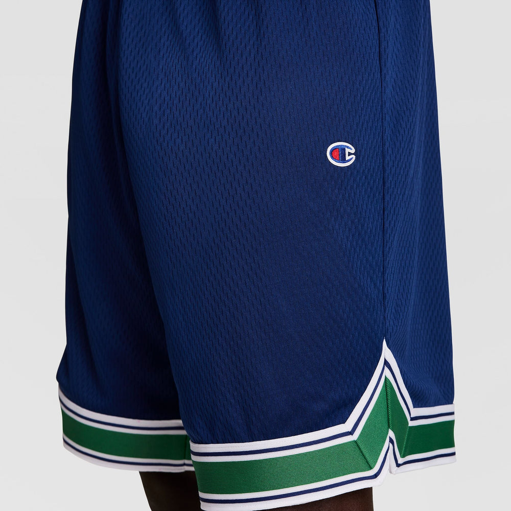 Champion 10" Gridiron Reversible Short, Script Logo - Verdant Green