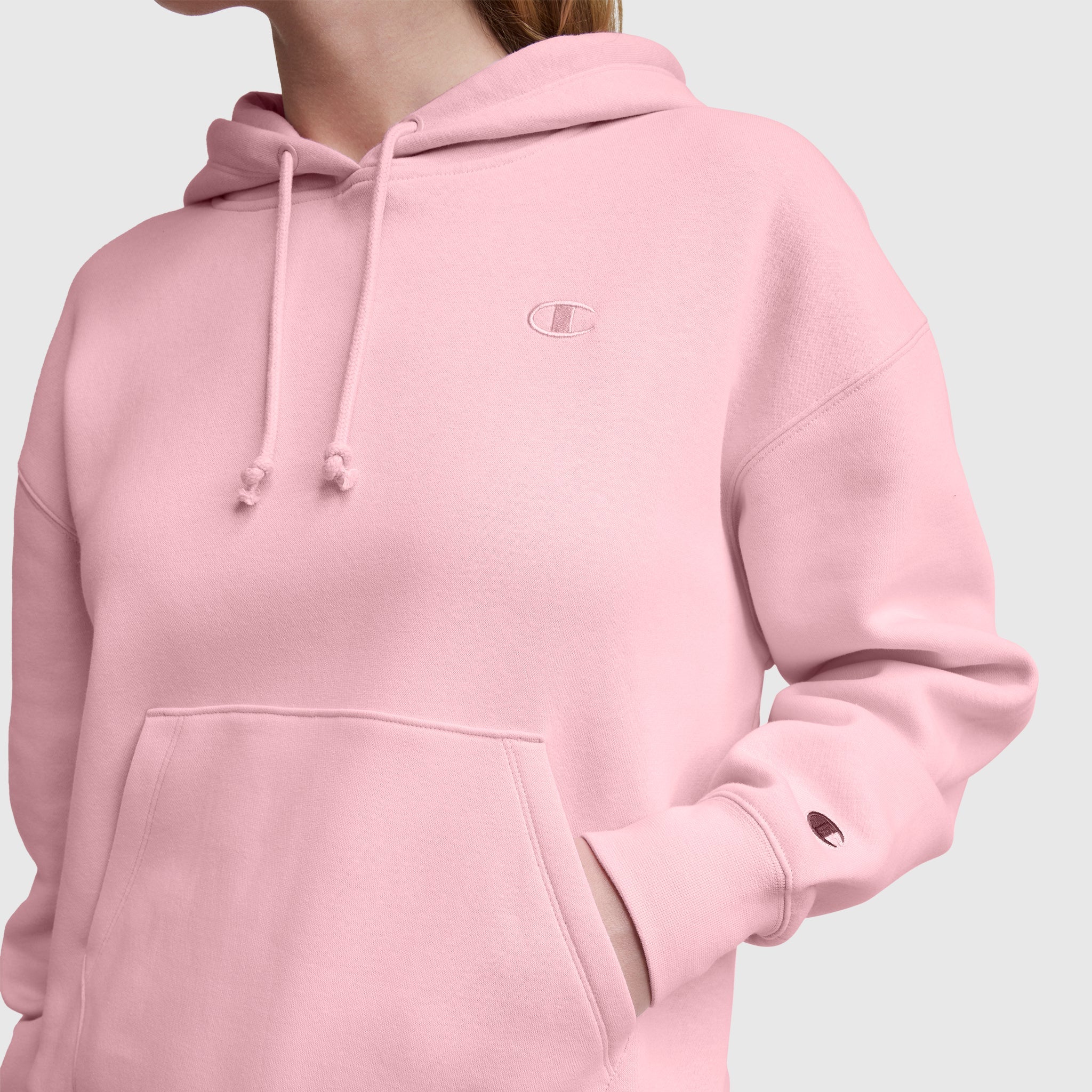 Champion Powerblend Freshman Hoodie - Rose Shadow