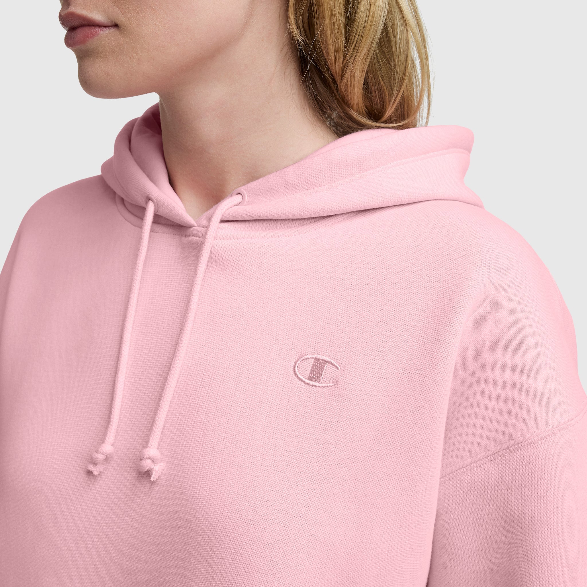 Champion Powerblend Freshman Hoodie - Rose Shadow