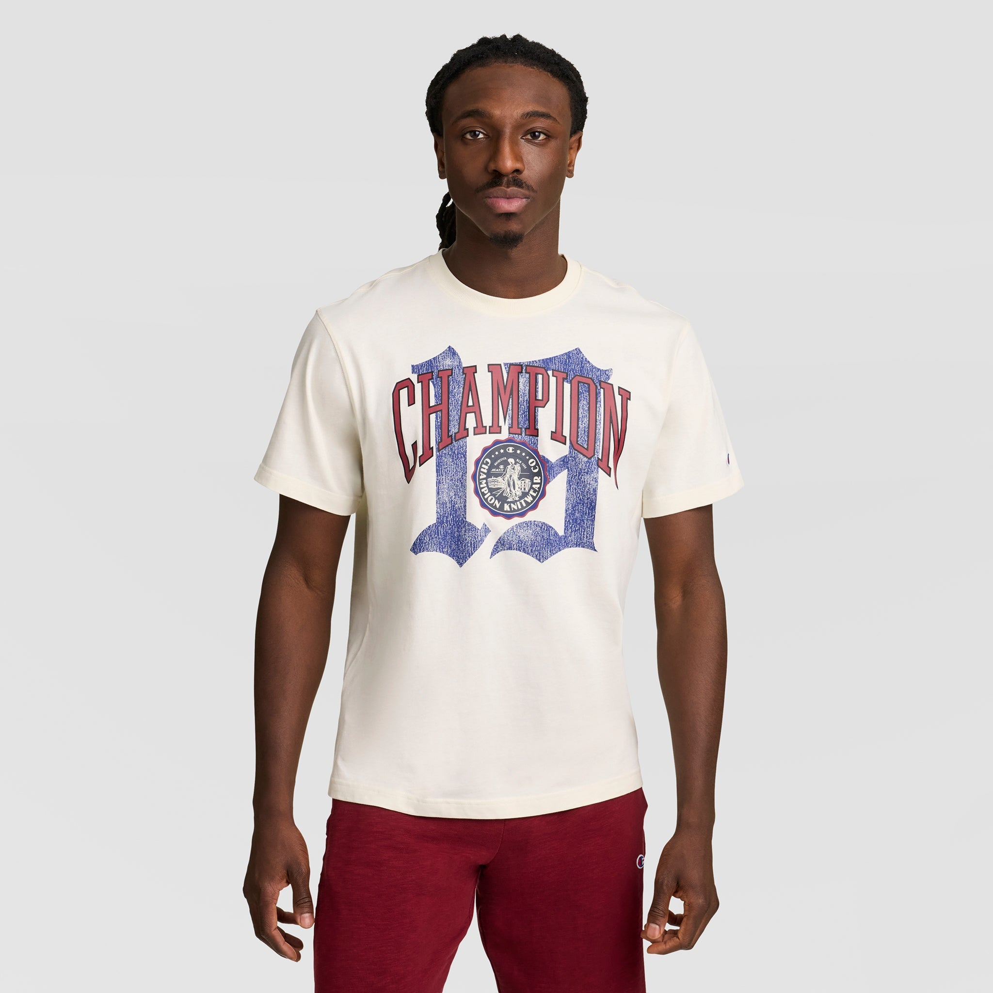 Champion Modern Retro Gothic '19 T-Shirt - Unbleached Cotton