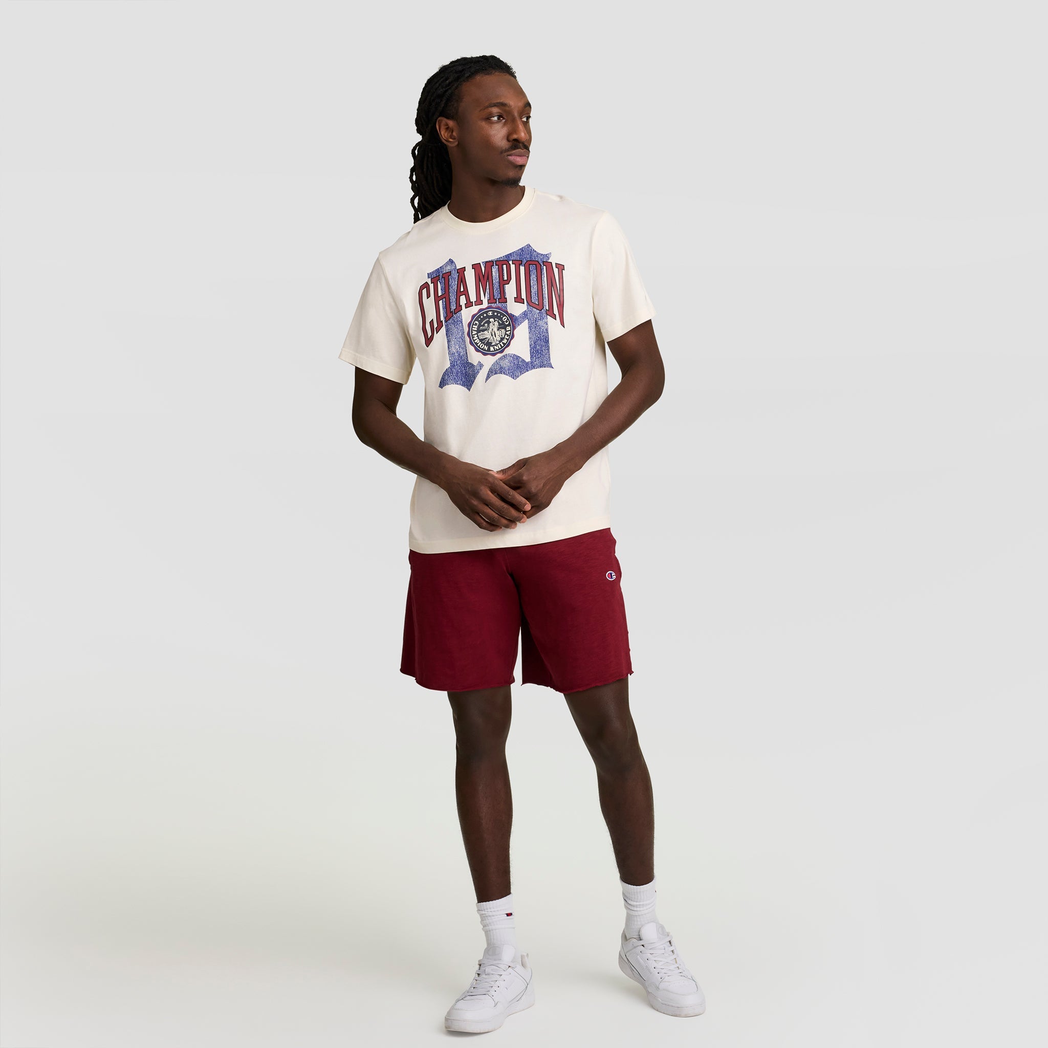 Champion Modern Retro Gothic '19 T-Shirt - Unbleached Cotton