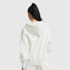 Champion Powerblend Fleece Zip-Up Hoodie - Unbleached Cotton