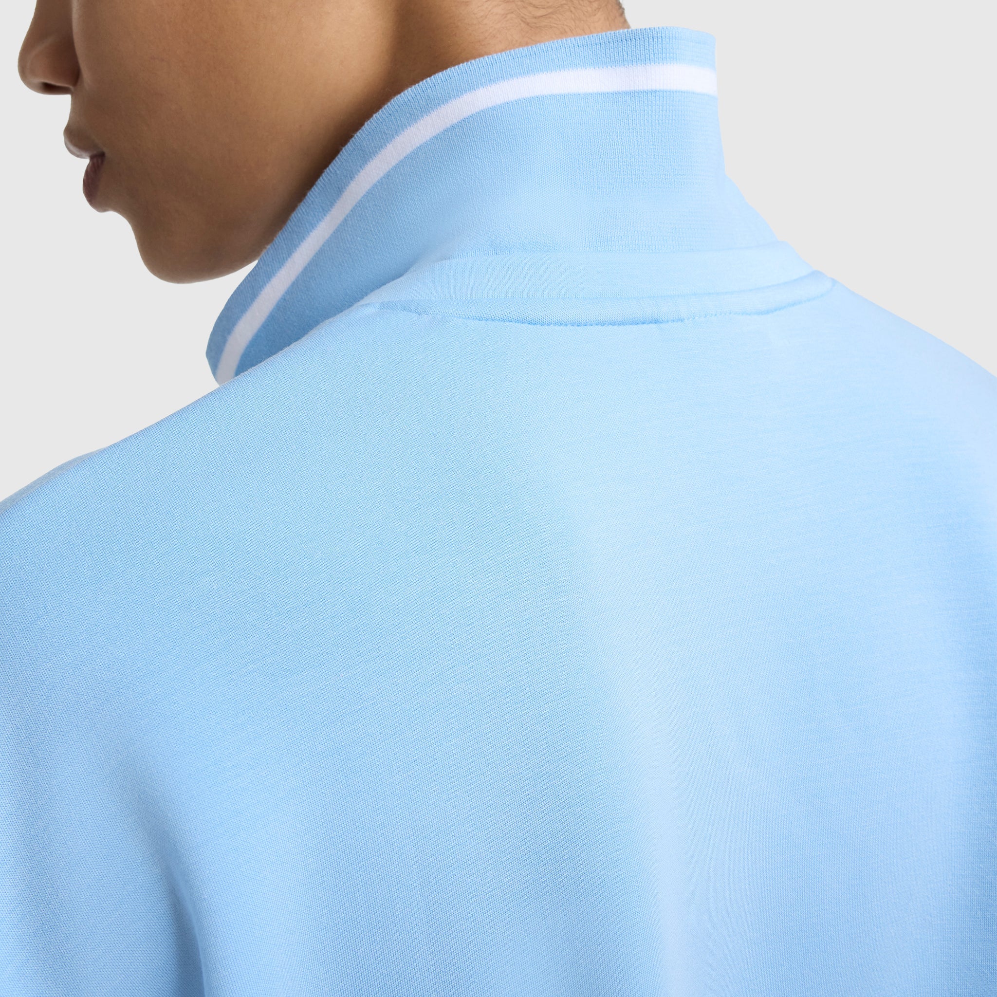 Champion Tennis Court Polo, Embroidered Script Logo - Placid Blue