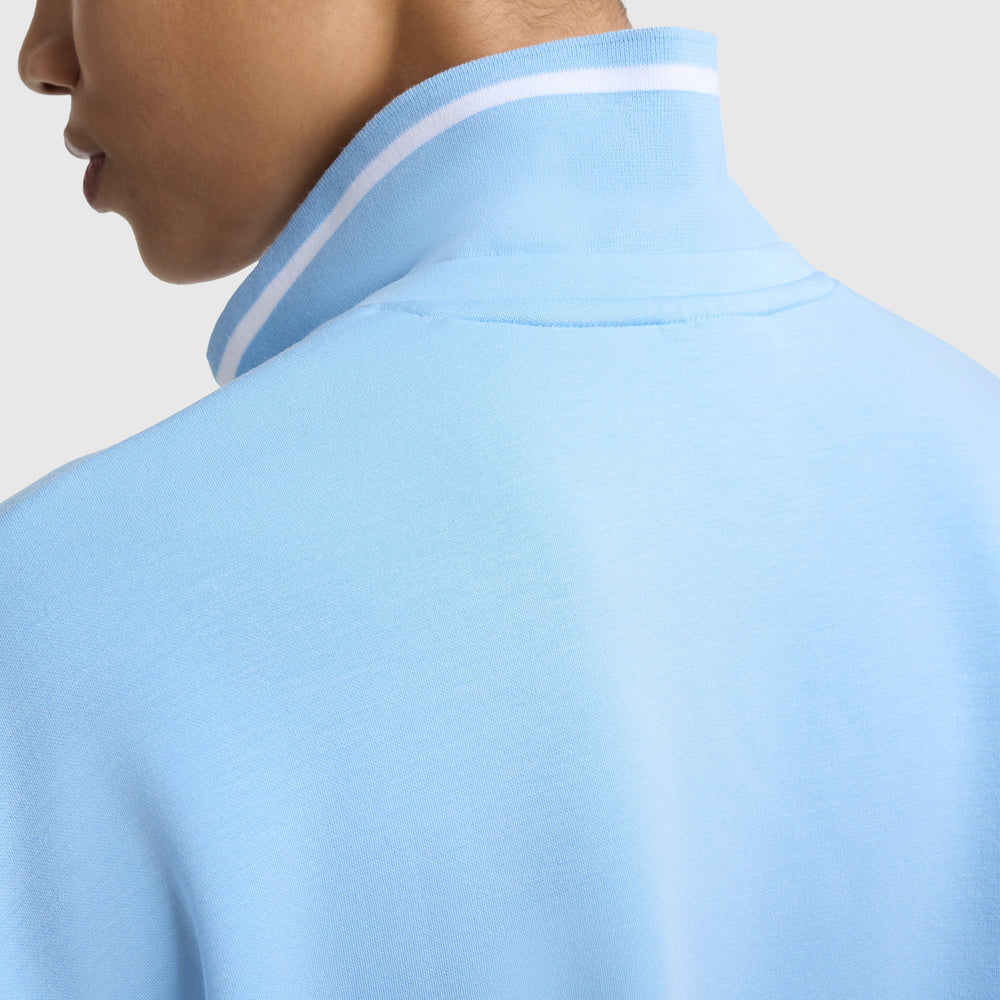 Champion Tennis Court Polo, Embroidered Script Logo - Placid Blue