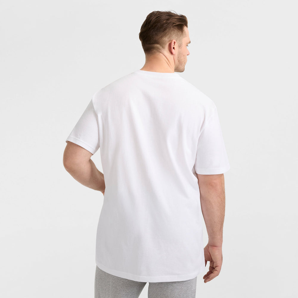 Champion Classic Graphic T-Shirt, Script Logo - Big & Tall - Bright White