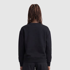Champion Powerblend Crewneck Sweatshirt, Small "C" - Black
