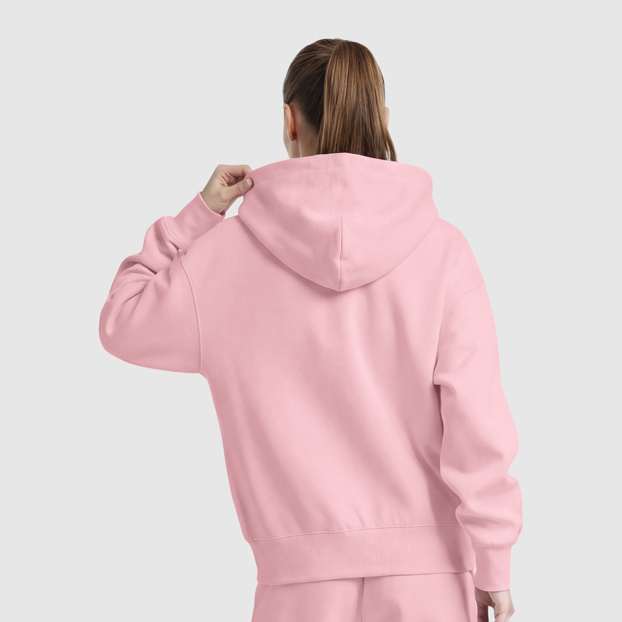 Champion Powerblend Fleece Zip-Up Hoodie - Rose Shadow