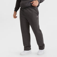 Champion Powerblend Sweatpants, Open Hem - Big & Tall - Granite Heather