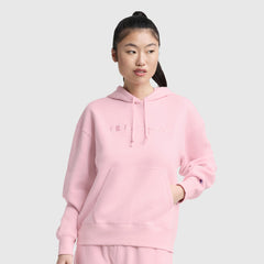 Champion Powerblend Freshman Hoodie, Embroidered Script Logo - Rose Shadow
