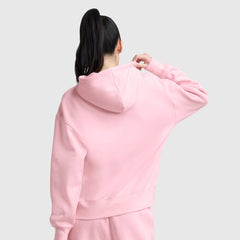 Champion Powerblend Freshman Hoodie, Embroidered Script Logo - Rose Shadow