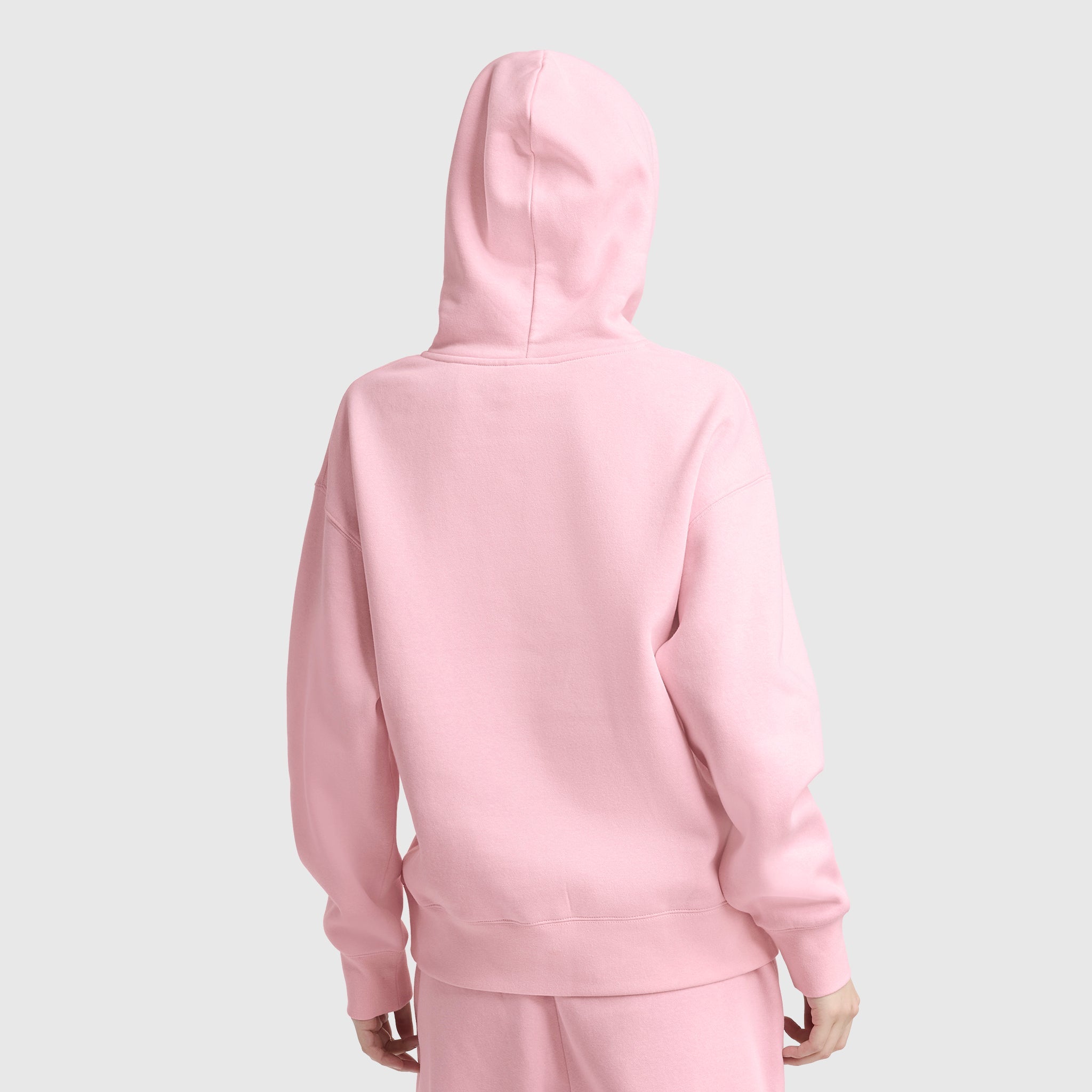 Champion Powerblend Freshman Hoodie, Embroidered Script Logo - Rose Shadow