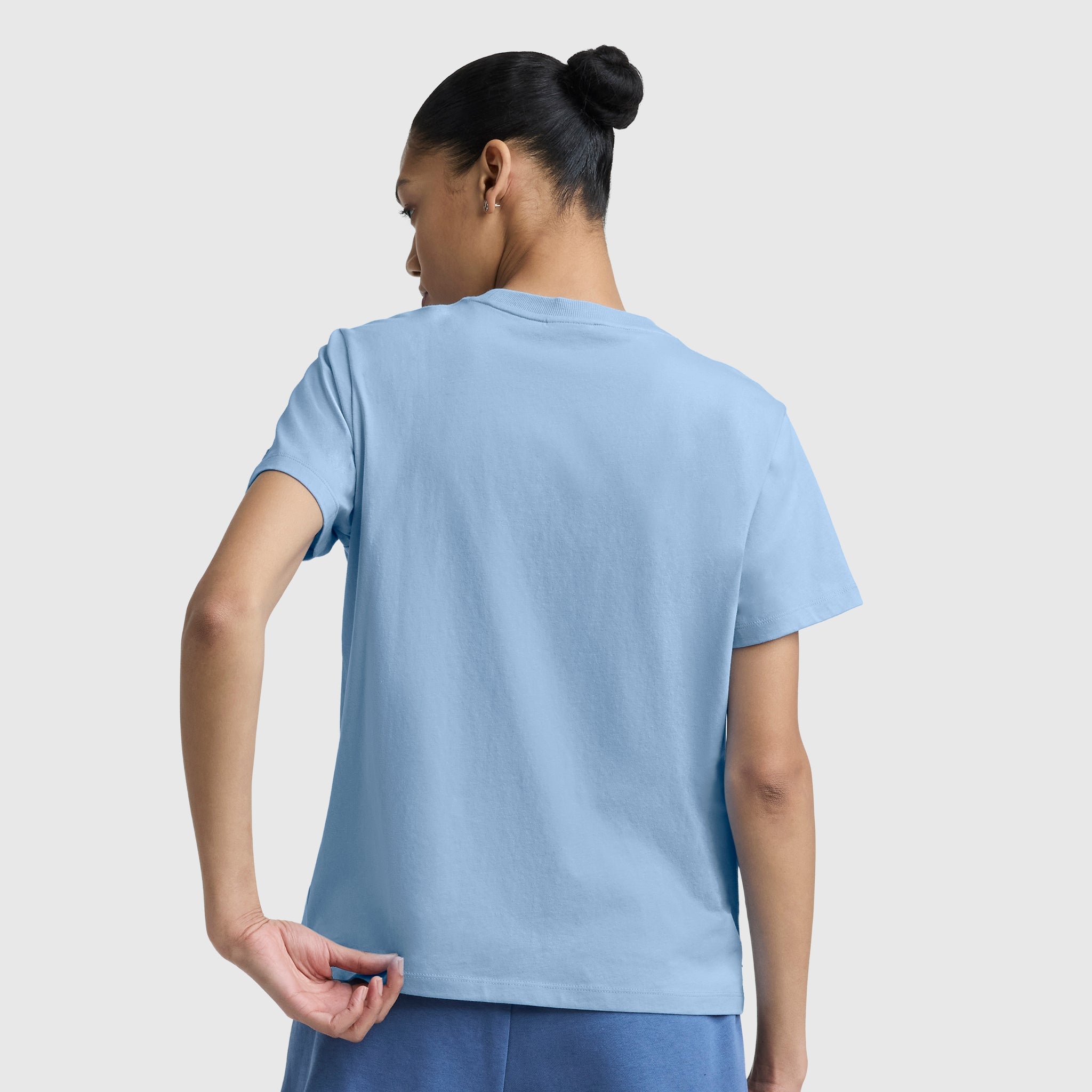 Champion Blurred Roses Graphic T-Shirt - Placid Blue
