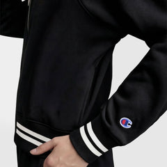 Champion Pitcher Full-Zip Mockneck Top - Black