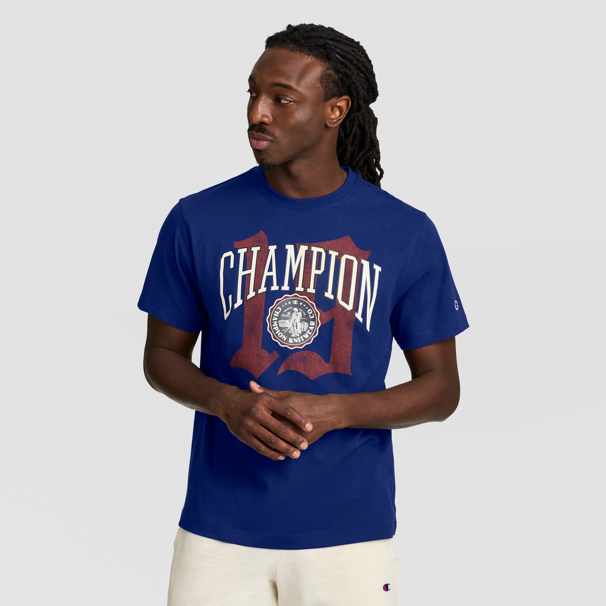 Champion Modern Retro Gothic '19 T-Shirt - Blue Depth