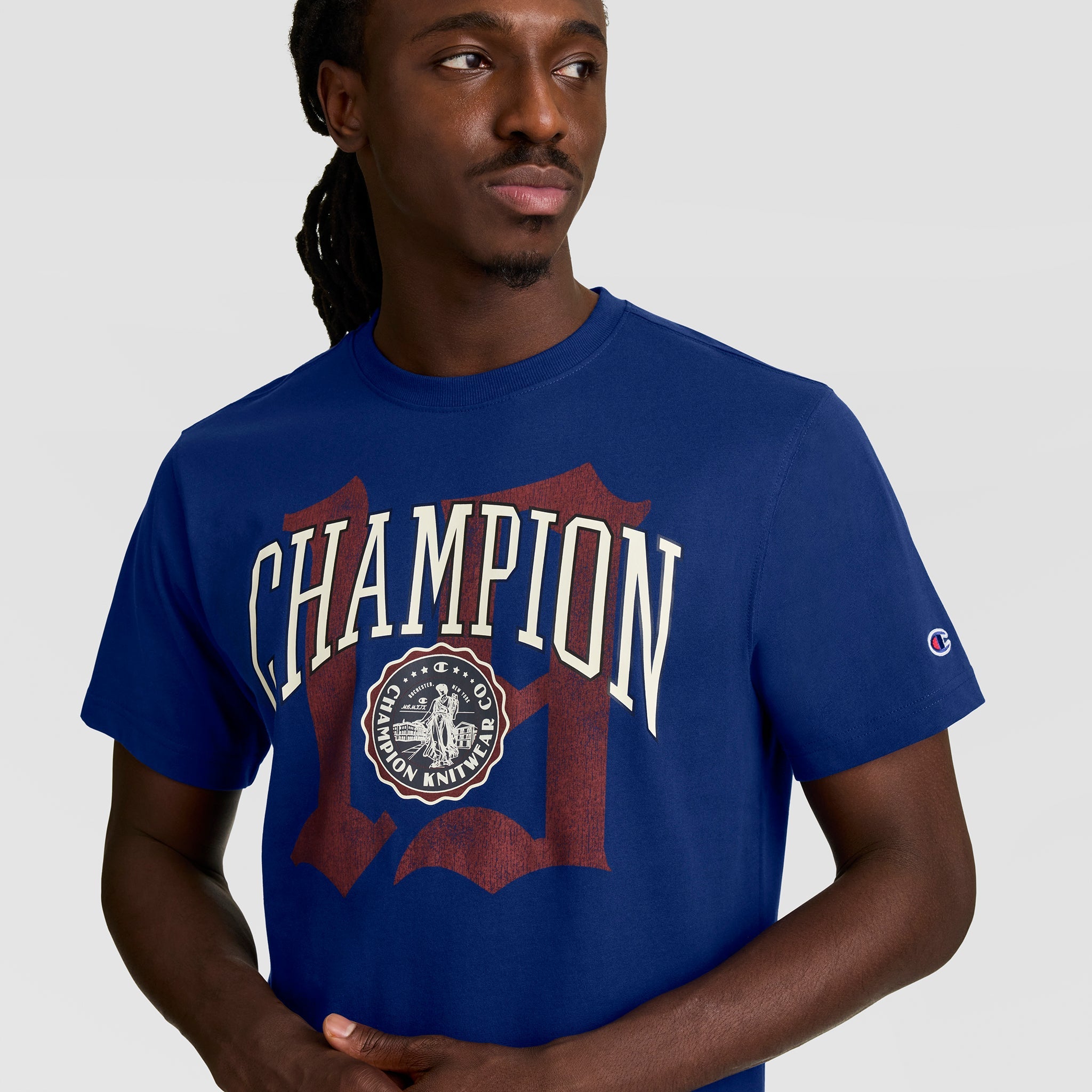 Champion Modern Retro Gothic '19 T-Shirt - Blue Depth