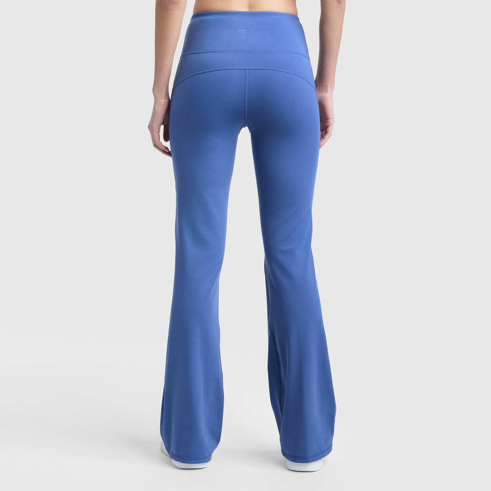 Champion Soft Touch Flare Leggings, Anti Odor - Coastal Fjord