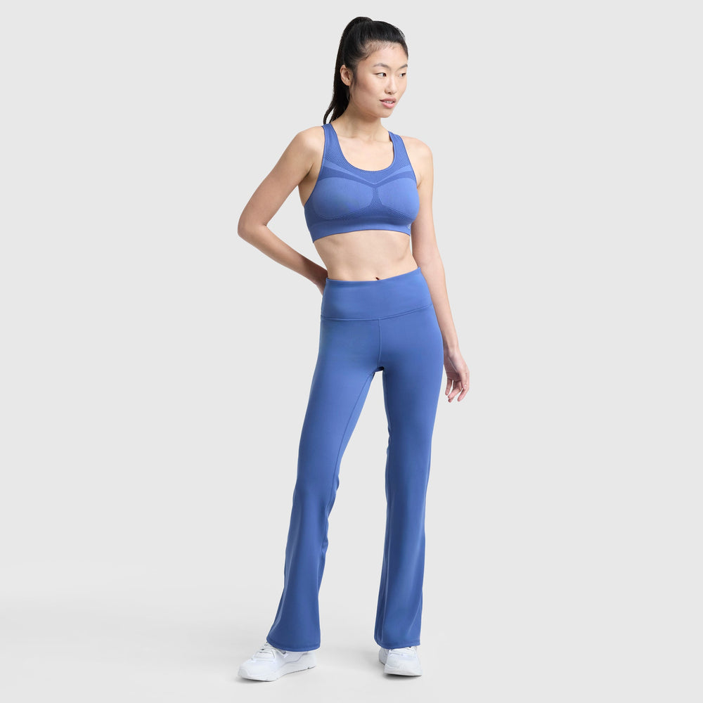 Champion Soft Touch Flare Leggings, Anti Odor - Coastal Fjord