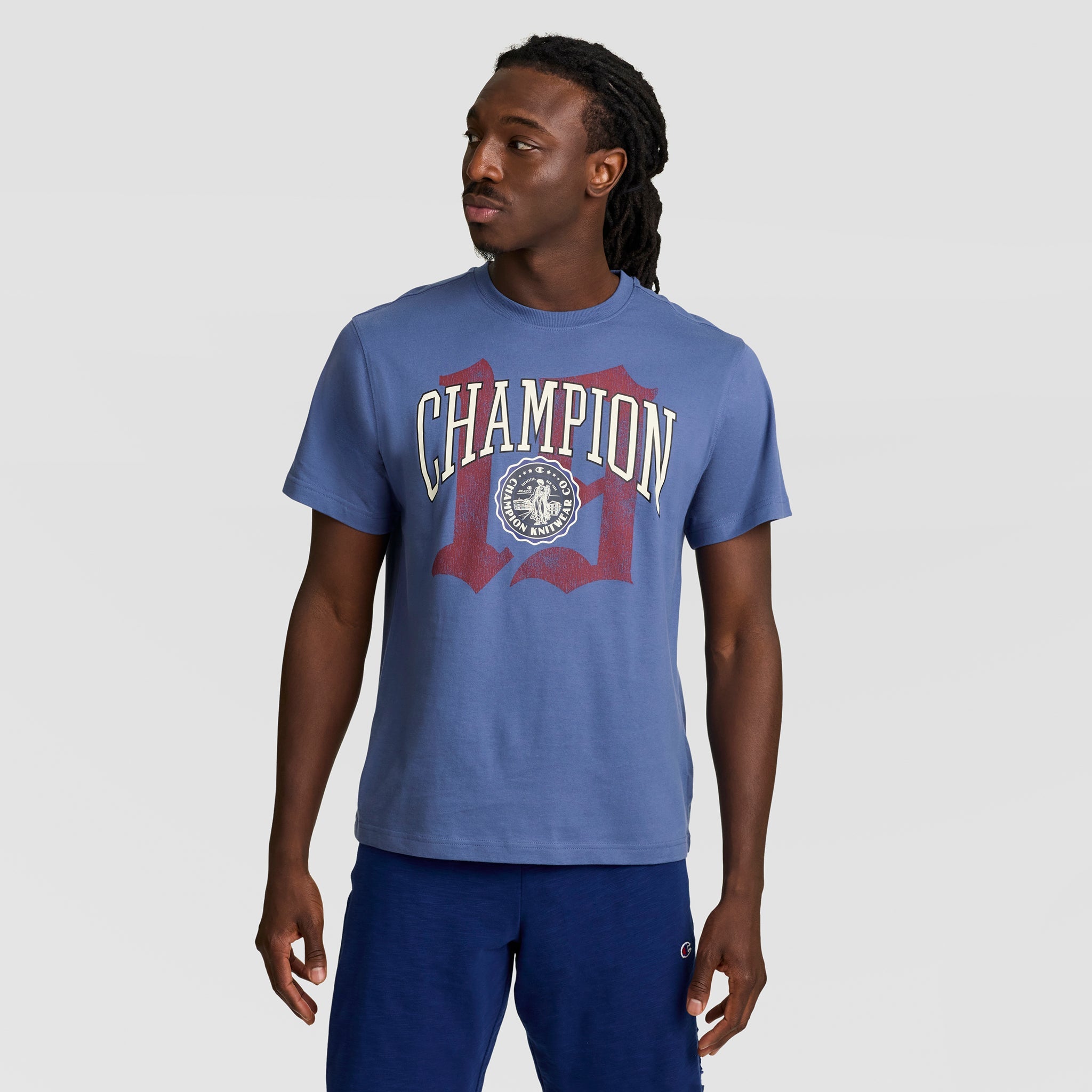 Champion Modern Retro Gothic '19 T-Shirt - Coastal Fjord