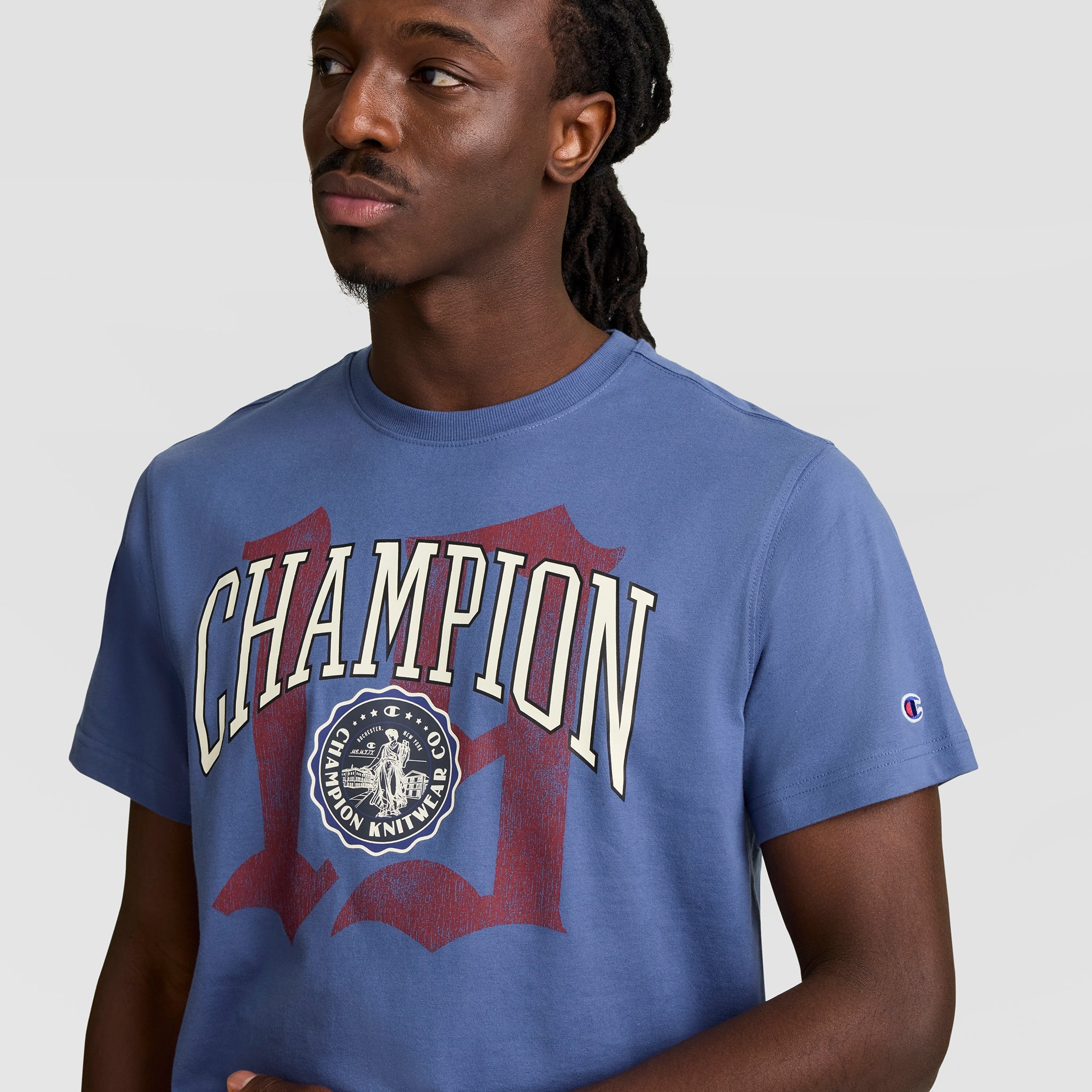 Champion Modern Retro Gothic '19 T-Shirt - Coastal Fjord