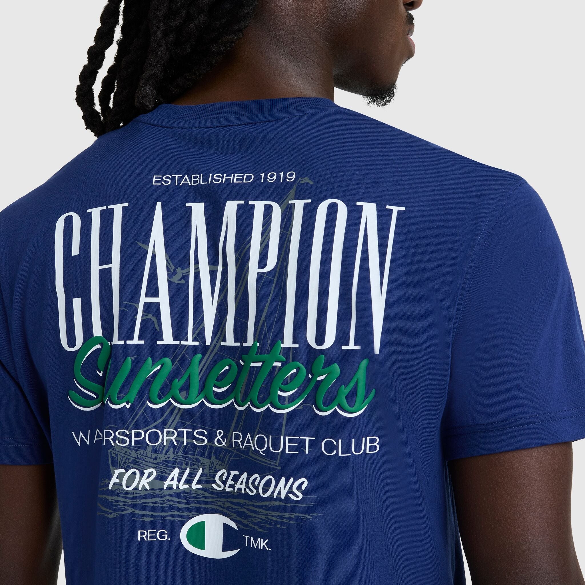 Champion Sunsetters Graphic T-Shirt - Blue Depth