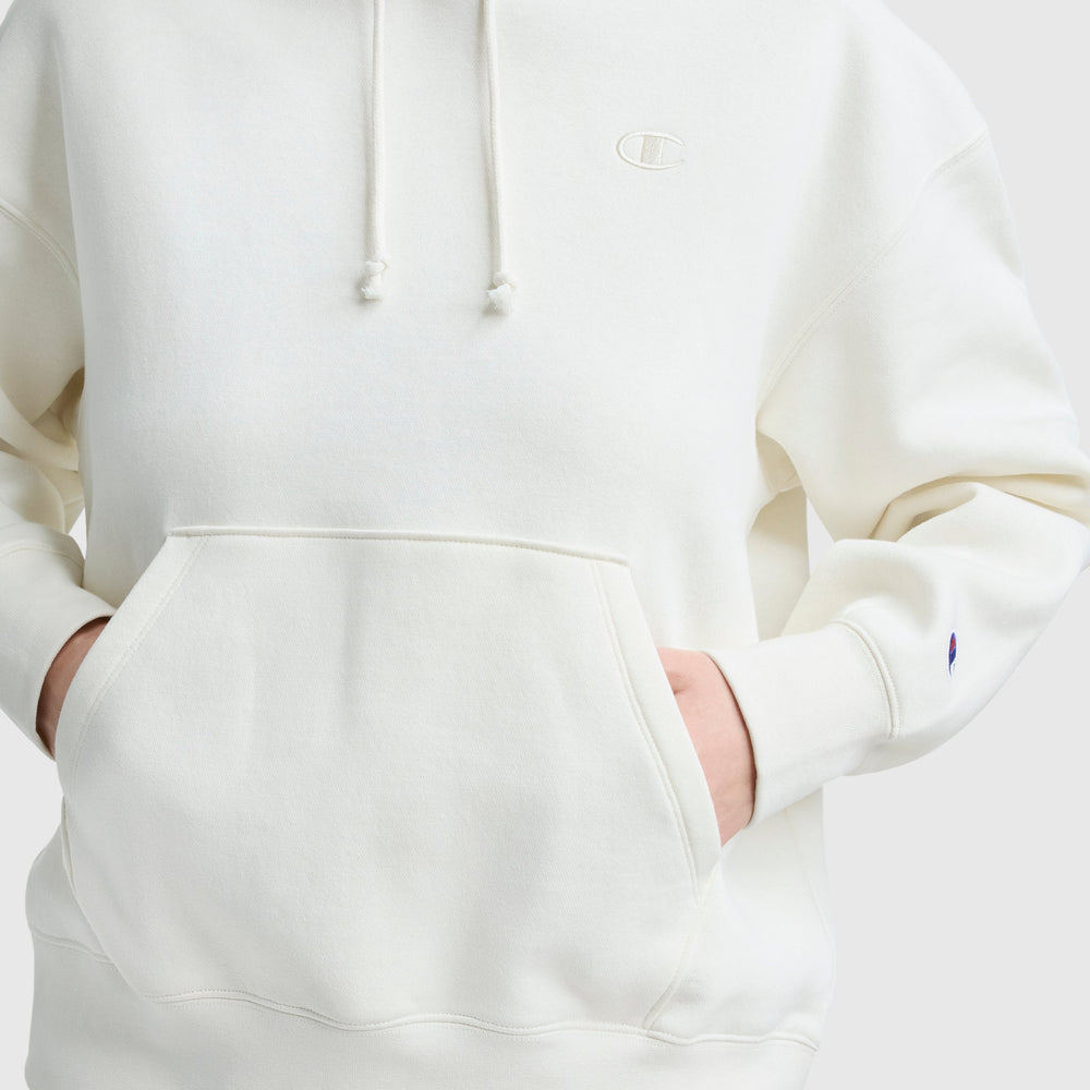 Champion Powerblend Freshman Hoodie - Unbleached Cotton